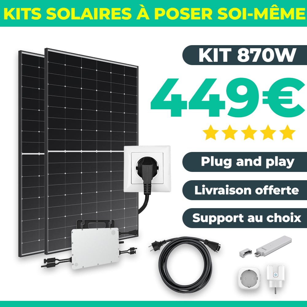 découvrez notre kit solaire plug and play, une solution simple et efficace pour produire votre propre énergie renouvelable à domicile. facile à installer, il vous permet de réduire votre facture d'électricité tout en respectant l'environnement.