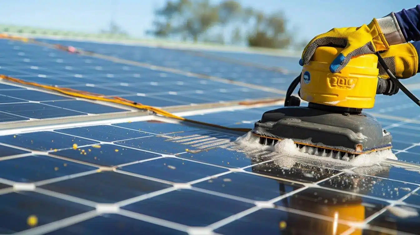 assurez le rendement optimal de vos panneaux photovoltaïques avec un nettoyage professionnel. découvrez l'importance d'entretenir vos installations solaires pour maximiser leur efficacité et prolonger leur durée de vie. profitez de notre expertise pour un service de nettoyage sécurisé et efficace.